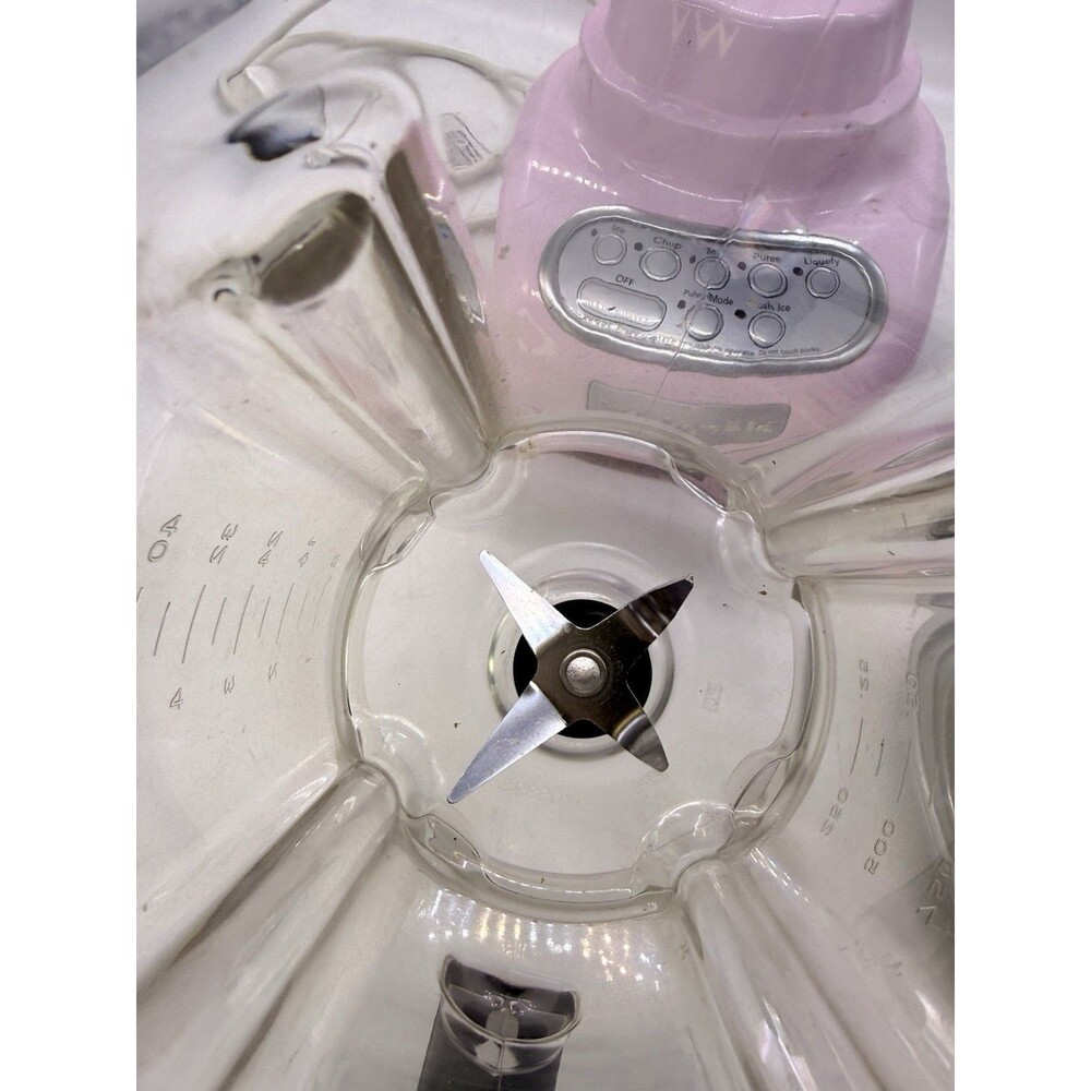 Kitchen Aid Cook For The Cure KSB560PK0 Pink Blender Mixer 7 Cup Works - Picture 11 of 16